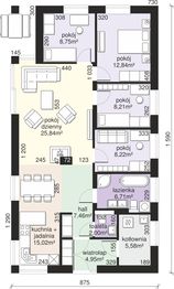 Parter projektu - Dom przy Pastelowej 22