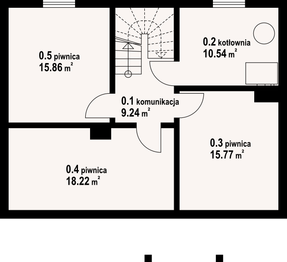 Piwnica projektu - Olesno 59 dws