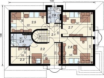 Poddasze projektu - DJ 152A