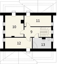 Poddasze projektu - Finezja bez garażu