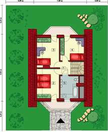 Poddasze projektu - Anielski Zaułek 63