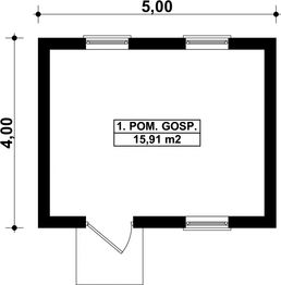 Parter projektu - G1 - Budynek gospodarczy