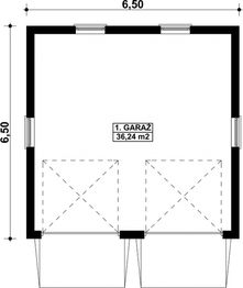 Parter projektu - G22 - Budynek garażowy