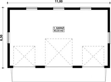 Parter projektu - G34 - Budynek garażowy