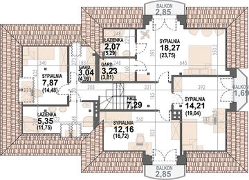 Poddasze projektu - Śnieżka 2G
