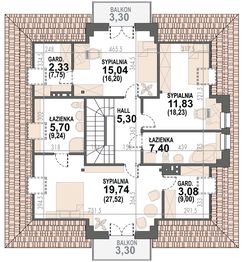 Poddasze projektu - Faun