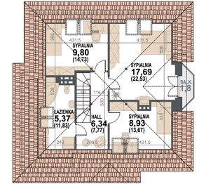 Poddasze projektu - Żwirek
