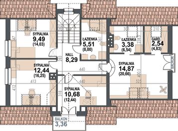 Poddasze projektu - Koralgol II 2G