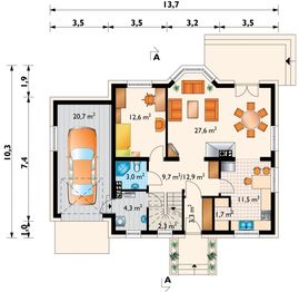 Parter projektu - Figa - murowana – beton komórkowy