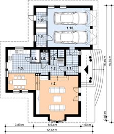Parter projektu - L-16 Dom tradycyjny