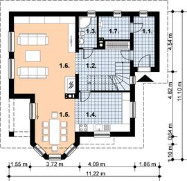 Parter projektu - L-19 Dom tradycyjny