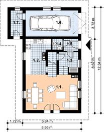 Parter projektu - L-22 Dom tradycyjny