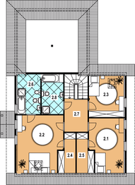 Poddasze projektu - L-78 Dom szkieletowy