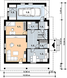 Parter projektu - L-53 Dom tradycyjny