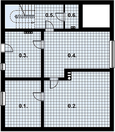Piwnica projektu - L-62 Dom tradycyjny