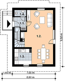 Parter projektu - L-69 Dom tradycyjny