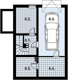 Piwnica projektu - L-69 Dom tradycyjny