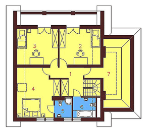 Poddasze projektu - Kwitnąca Olimpia 50
