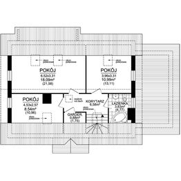 Poddasze projektu - HORTENSJA