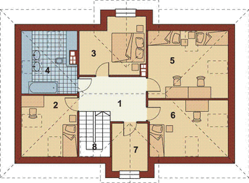 Poddasze projektu - Angera