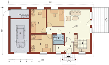 Parter projektu - D 85 JAROSŁAW murowany(duplikat)
