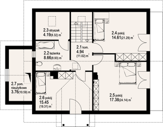 Poddasze projektu - osowo