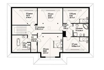 Poddasze projektu - DUPLIKAT Chmielniki dw 19