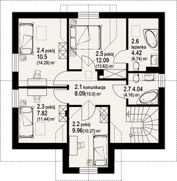 Poddasze projektu - brzezina