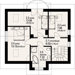 Poddasze projektu - dukla