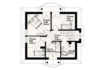 Poddasze projektu - Jasienica