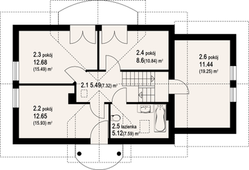 Poddasze projektu - mirów