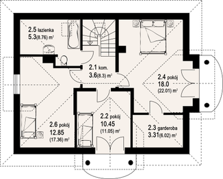 Poddasze projektu - milówka