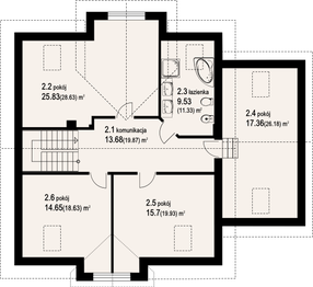 Poddasze projektu - jastrowie a