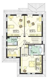 Piętro 1 projektu - Wygodny