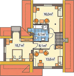 Poddasze projektu - AGAPE wersja A