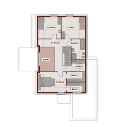 Poddasze projektu - House 06