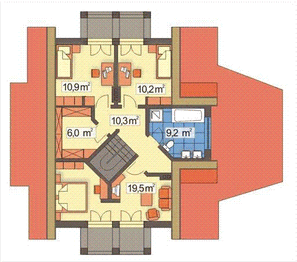 Poddasze projektu - POD CHMURKĄ B