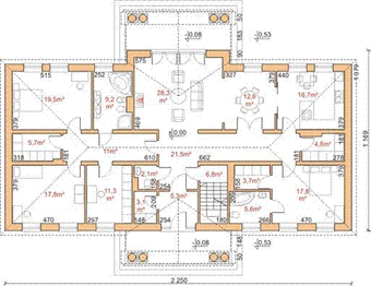 Parter projektu - Dom przy Kaszmirowej