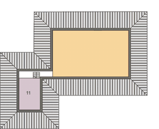 Poddasze projektu - WM 07 Raniuszek wersja rustykalna