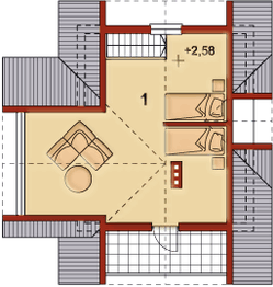 Poddasze projektu - BR 095