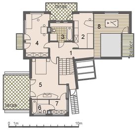 Piętro 1 projektu - PANORAMA