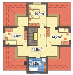 Poddasze projektu - CZTERY KĄTY paliwo stałe A