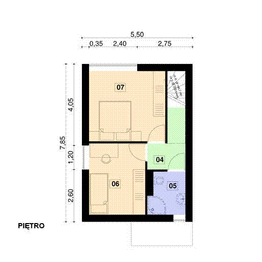 Piętro 1 projektu - PS-MN-30-20