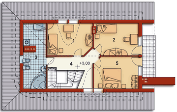 Poddasze projektu - GNIEWKO DUŻY