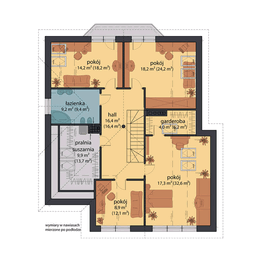 Poddasze projektu - Dom Pogodny