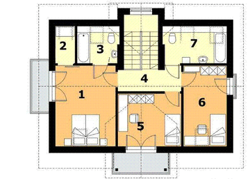 Poddasze projektu - BM 46