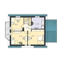 Poddasze projektu - Brighton (LMP95)