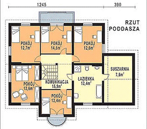 Poddasze projektu - B 64