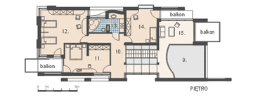 Piętro 1 projektu - SENATOR