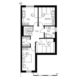 Poddasze projektu - Dom Inżynierski 1